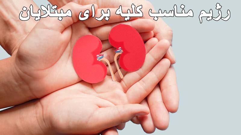 رژیم مناسب کلیه برای مبتلایان